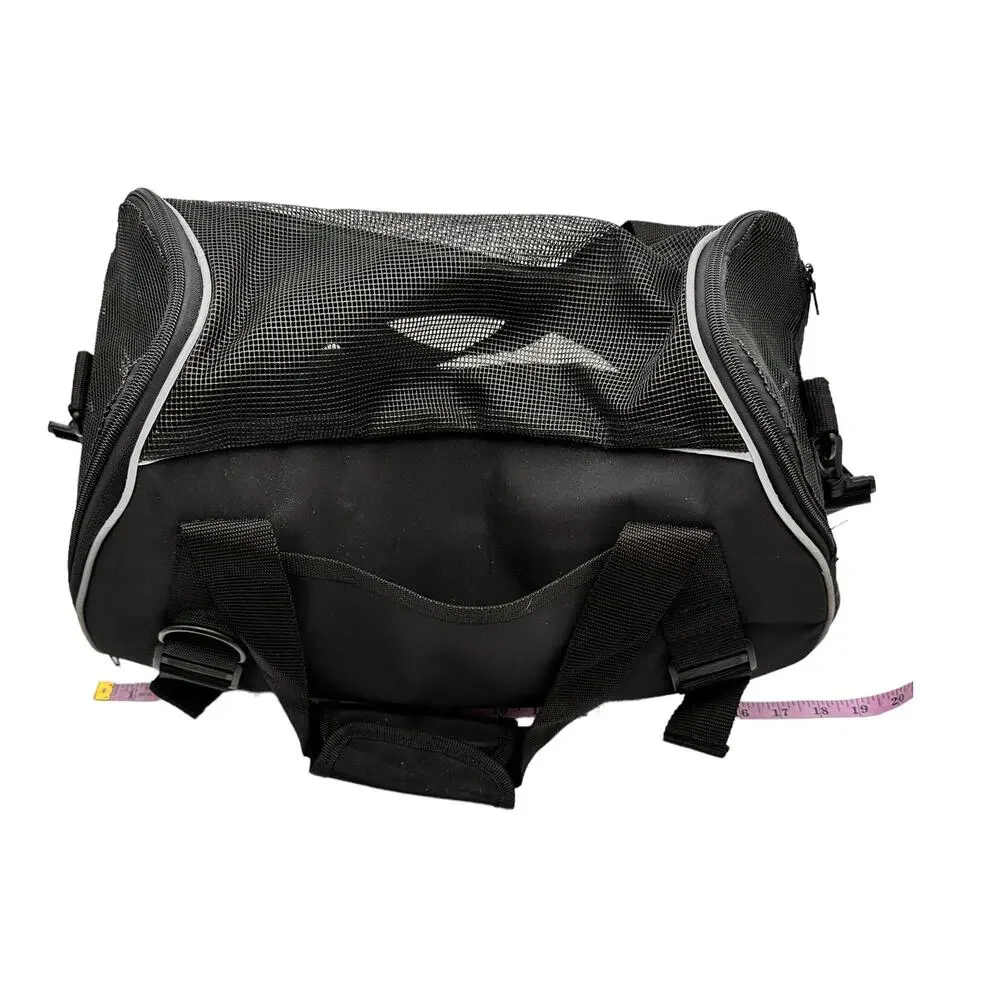 Soft Sided Small Dog/Cat Carrier Airline Airplane Crate Travel Ventilated Black
